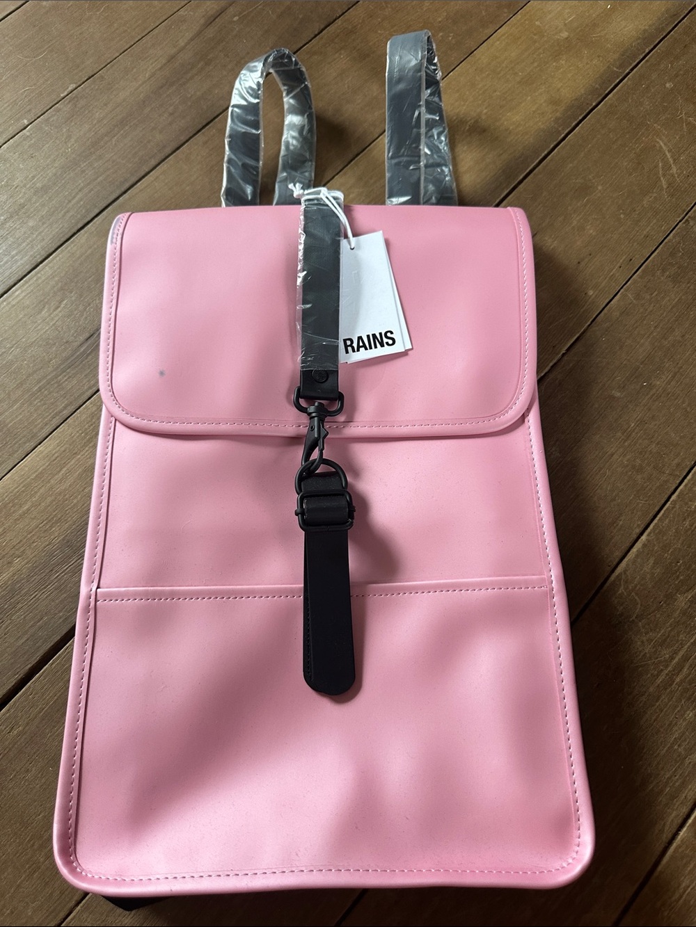 NWT Pink Rains waterproof backpack